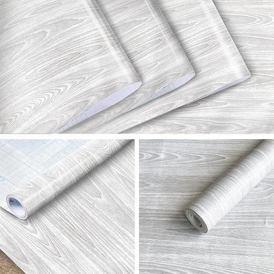 Серая деревянная контактная бумага, самоклеящаяся бумага из ПВХ, наклейка и наклейка