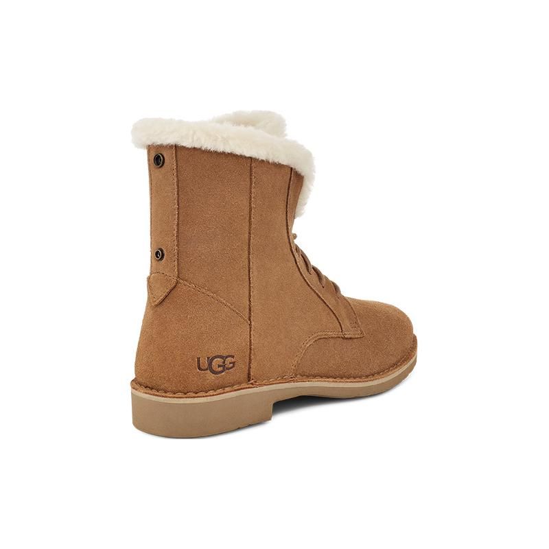 UGG Замшевые повседневные модные короткие сапоги женские сапоги каштановые 1129810-CHE