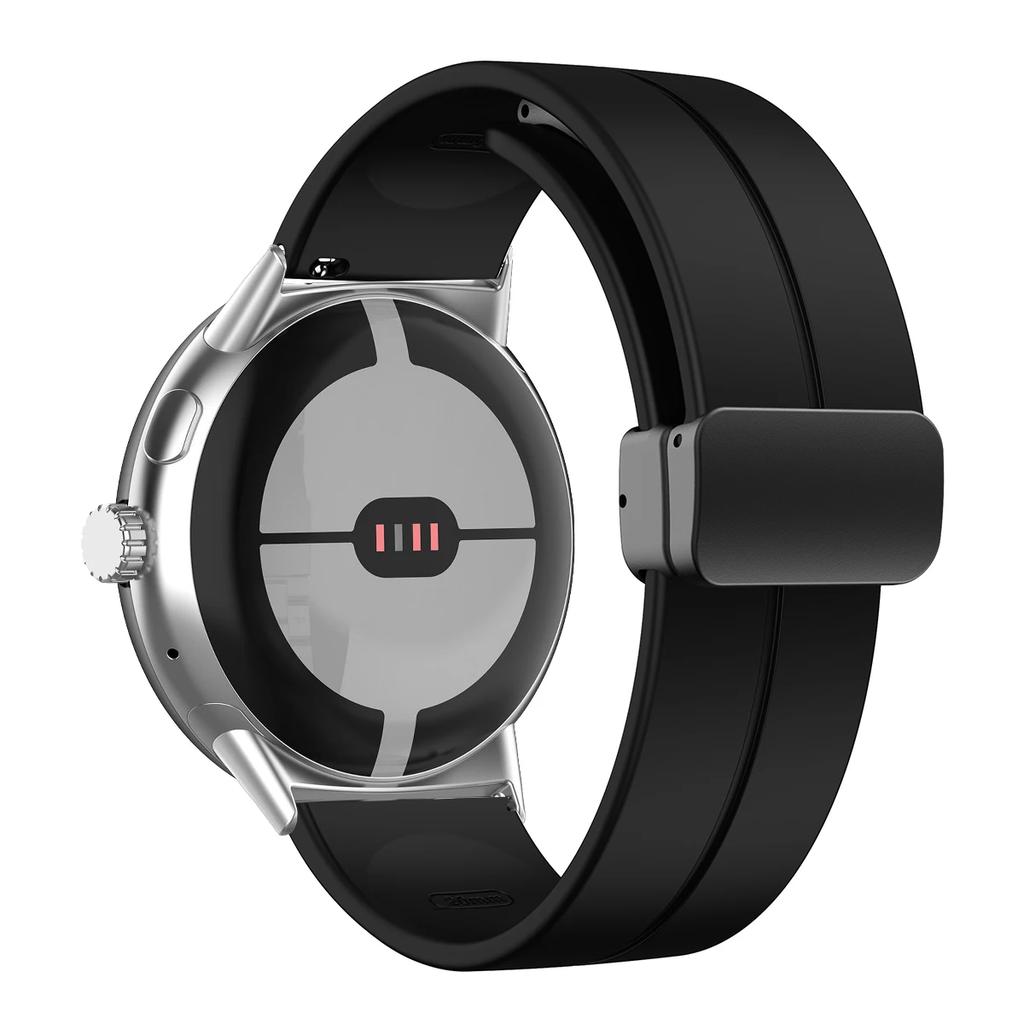 НОВЫЙ силиконовый ремешок для Google Pixel Watch 3 45 мм, ремешок для Google Pixel Watch 1 2 3 41 мм, магнитный браслет-аксессуар