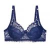 Женское сексуальное нижнее белье Ультратонкий хлопковый кружевной бюстгальтер с глубоким V-образным вырезом, дышащий сексуальный бюстгальтер