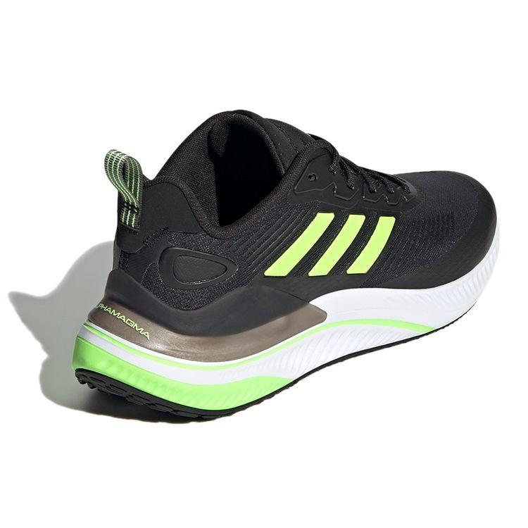 Adidas Alphamagma Comfortable Non-Slip Durable Low-Top Training Shoes Men Sneakers Black Green GV7921