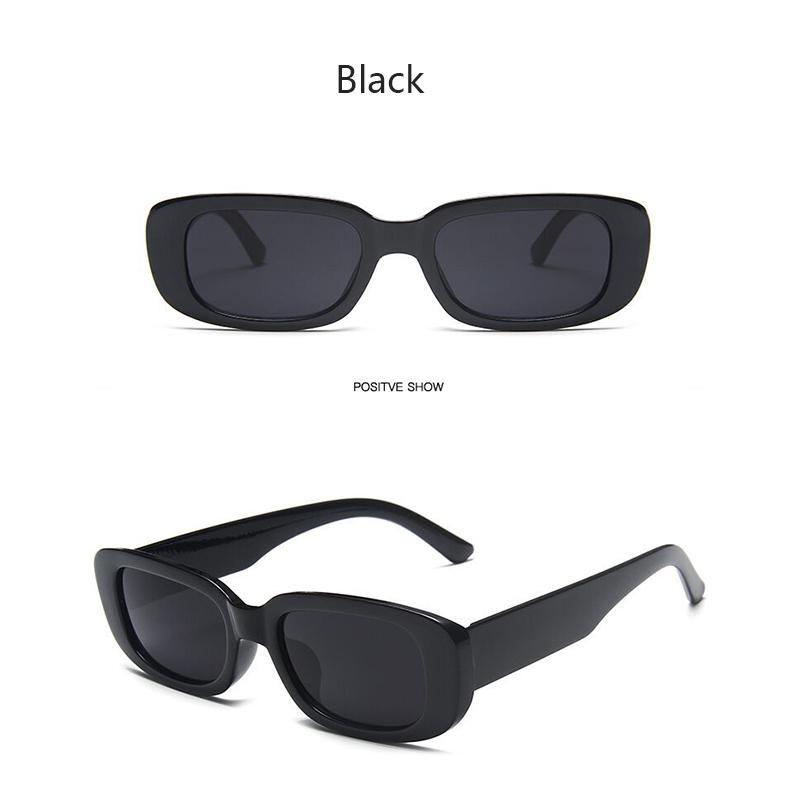 Модные классические винтажные солнцезащитные очки, женские ретро-прямоугольные солнцезащитные очки, женские очки в маленькой оправе