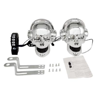 Мотоциклетный динамик Мотоциклетная стереосистема Стереоусилитель Динамик Водонепроницаемый Череп Сабвуфер MP3-плеер Радиосистема