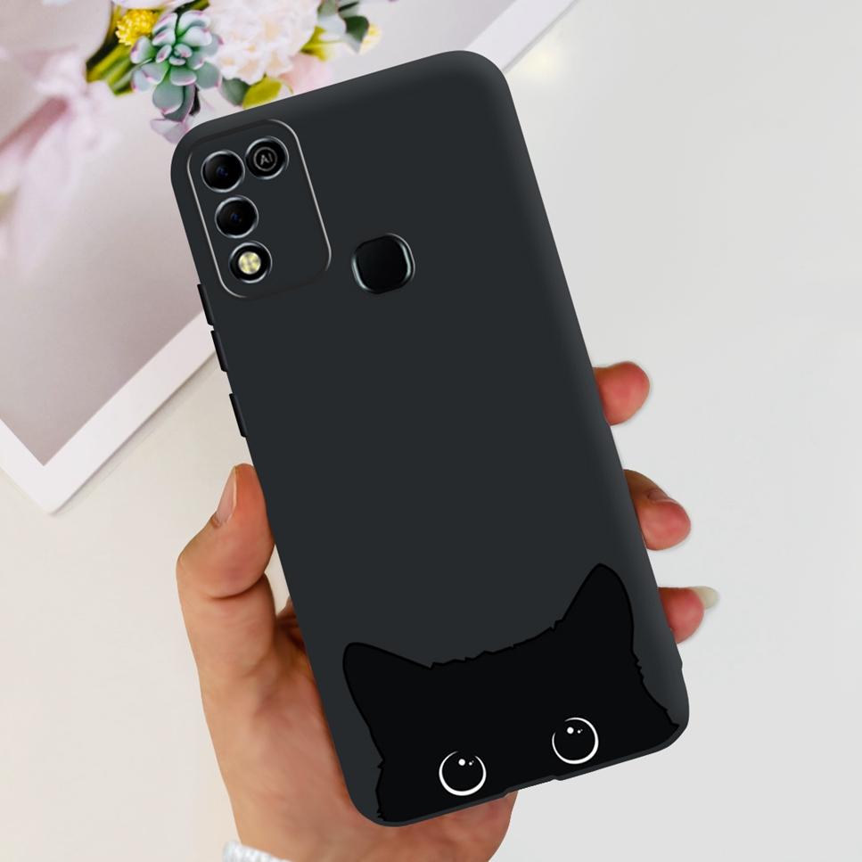 Для Infinix Hot 11 Play 6.82" Мягкие Силиконовые Чехлы Для Телефона Для Infinix Hot 11 Play 11play 10Play Чехол Роскошные Цветы Funda Capa