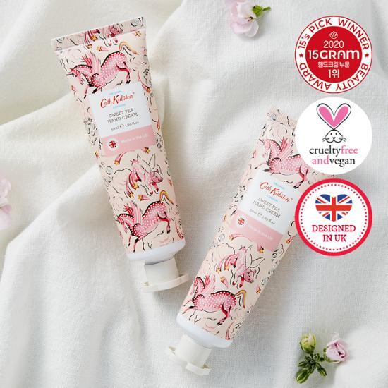 Крем для рук Cath Kidston Vegan с ароматом душистого горошка 50 мл (Аромат сладкого горошка, жасмина и мускуса)