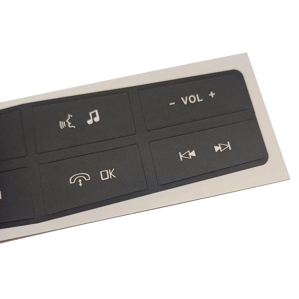 Для Ford Mustang 2010 2011 2012 Набор для ремонта кнопок рулевого колеса автомобиля Наклейка-декаль Исправить выцветшие некрасивые анти