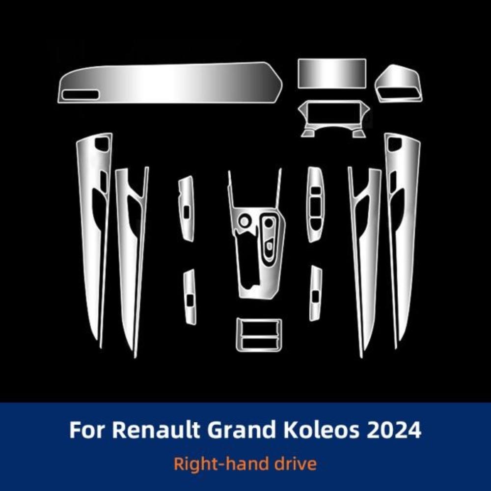 Защитная пленка из ТПУ для Renault Koleos 2024-2026, прозрачная наклейка от царапин на салон