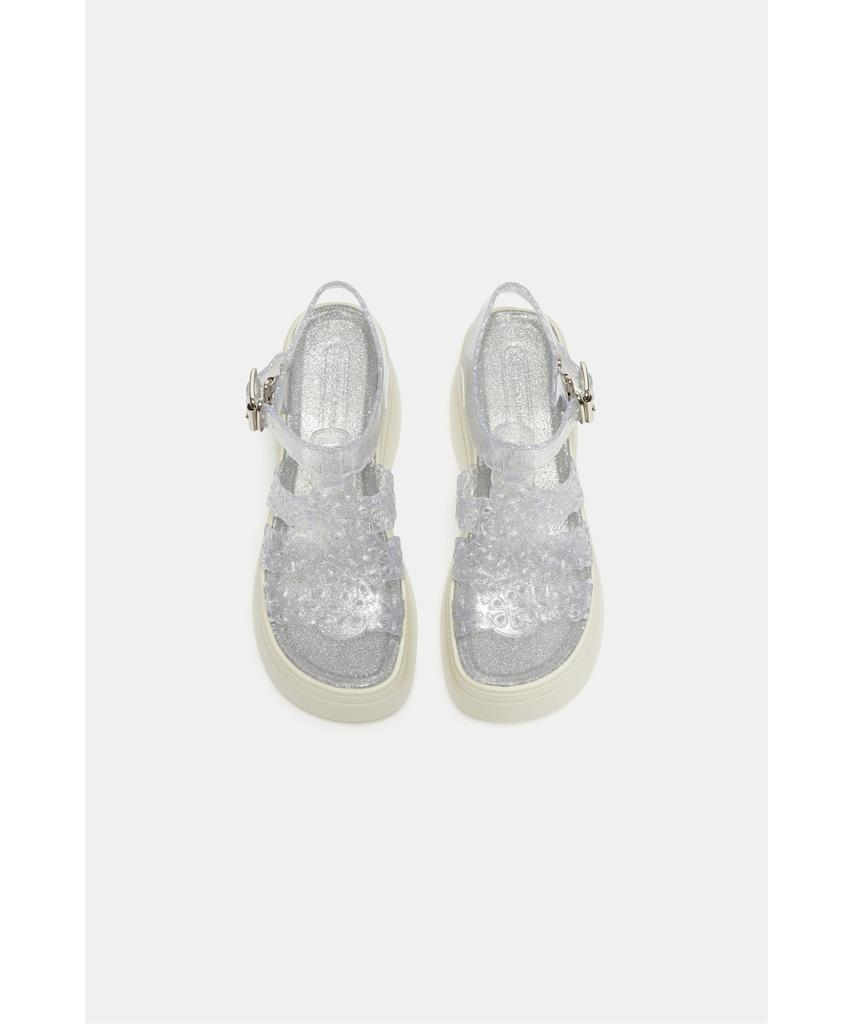 Suecomma Bonnie Flopy Jelly Sandal(Silver)_Dg2Am26014Svx