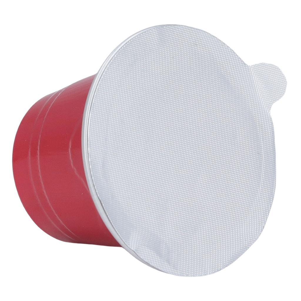 50 шт. многоразовых кофейных капсул с крышками из алюминиевой фольги 37 мм, многоразовые пластиковые кофейные капсулы для кофемашин