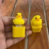 With LED Light Frog Croaking Fidget Toy Plastic Keyboard Sound Keyring  Children Adult