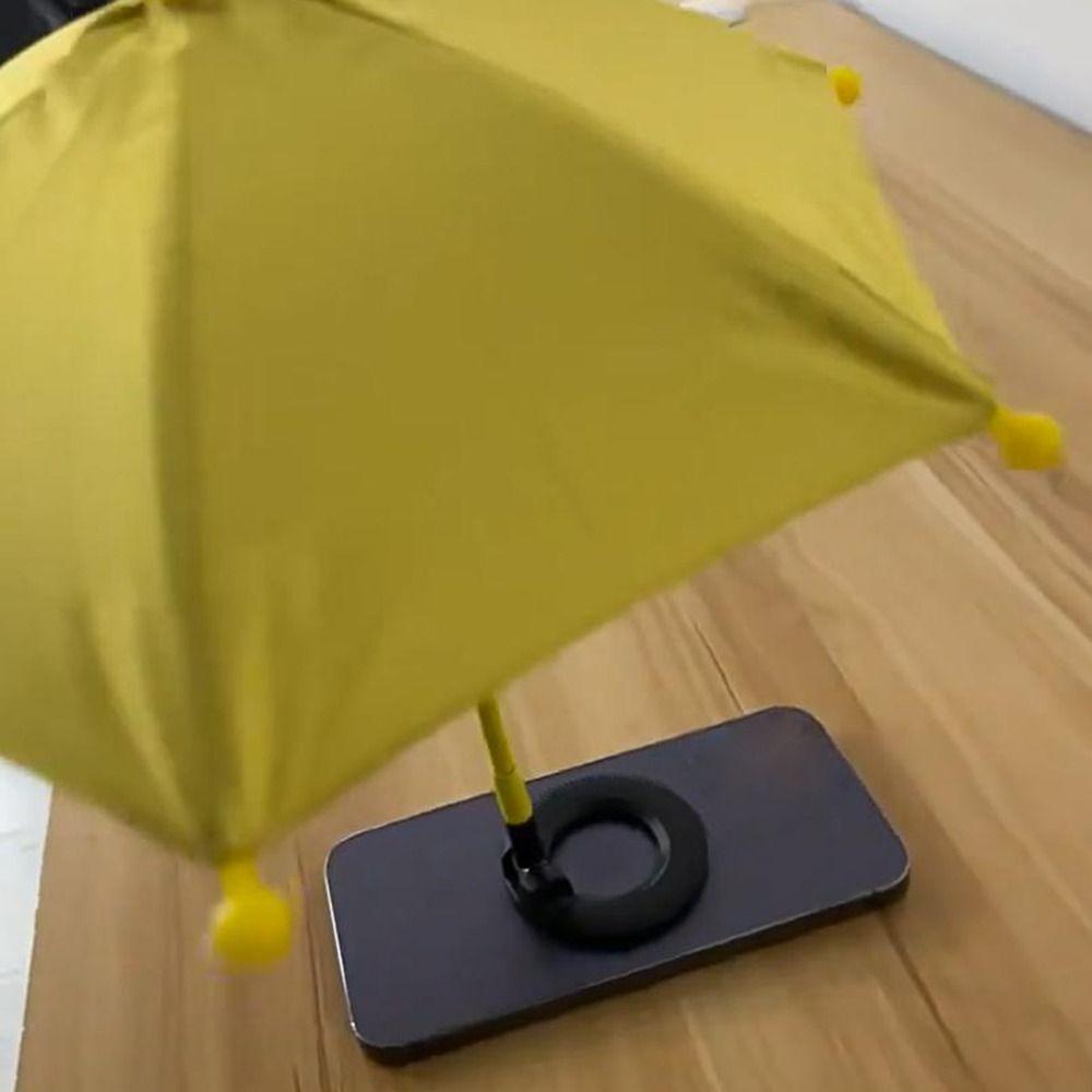 Flexible Angle Design Phone Umbrella Sun Shade Magnetic Phone Stand Cycling Protection