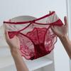 Mid Waist Lace Sexy Panties Breathable Plus Triangle High Elasticity Women’s Panties