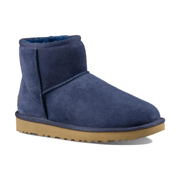 UGG Классические ботинки Mini II темно-синие женские 1016222-NAVY