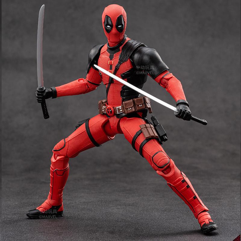 Action Deadpool Wolverine Figure Model Doll Plastic Toy Gift Children