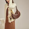 Mrs. Qiao Bag 2025 New Genuine Leather Underarm Bag for Women High-end Autumn Winter Women's Bag Single Shoulder Crossbody Dumpling Bag