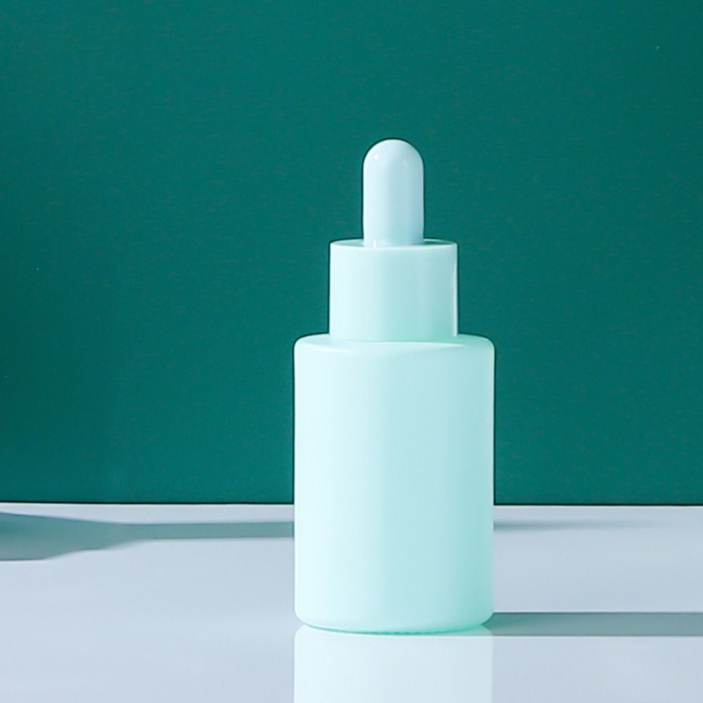 Флакон-капельница цвета макарон Цветное стекло Косметический флакон-диспенсер 30 мл Флакон для масла аттар Женщины