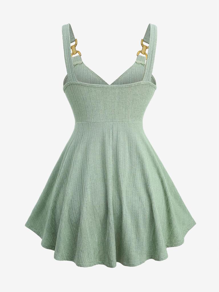 Rosegal Плюс Сайз Топ-майка с рюшами, перекрученным низом, текстурированный в рубчик