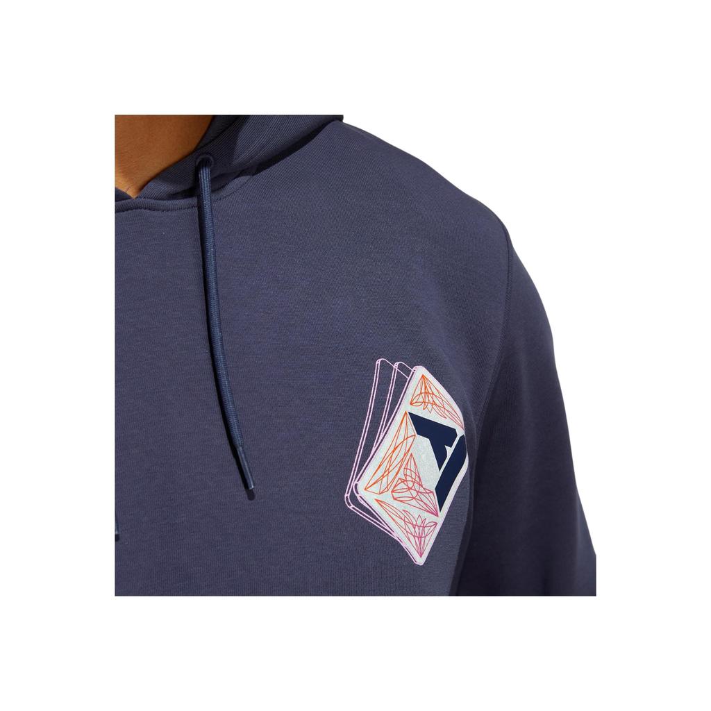 adidas Men's Trae 2 Doubt H Basketball Hoodie Navy Blue HG4437