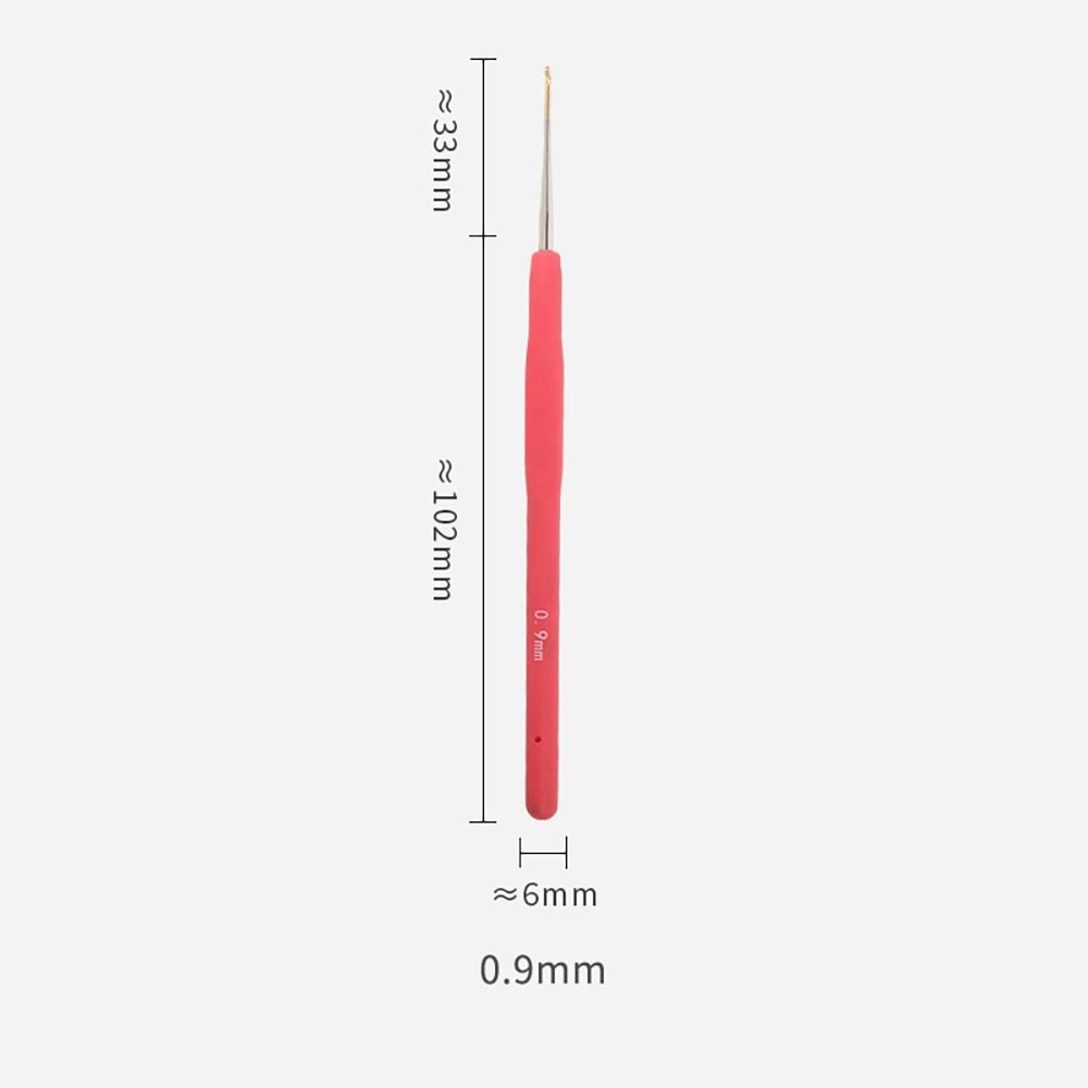 New Rubber Handle Knitting Needles Long Multisize Crocheting Hooks Crocheting Needles Scarf