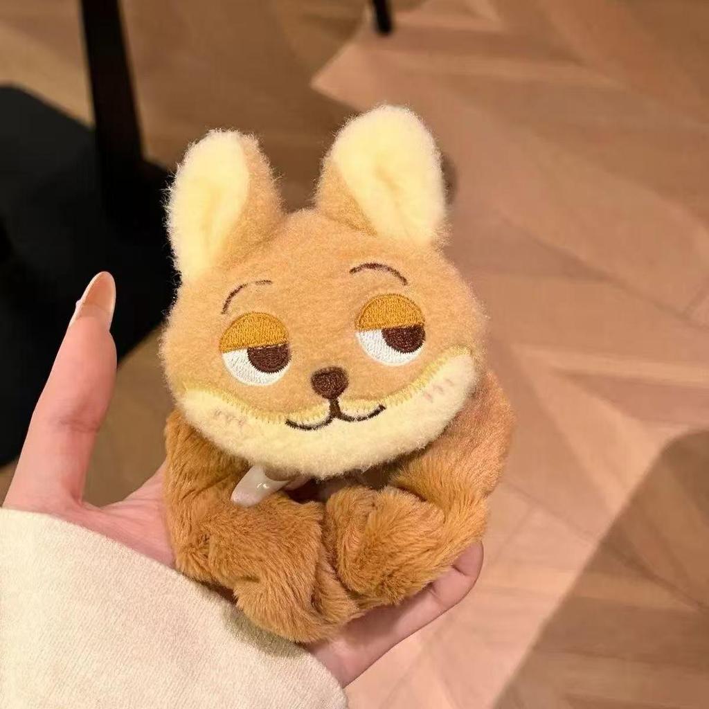 Adorable Judy & Nick Plush Hair Tie Set - Cute Accessories for Girls