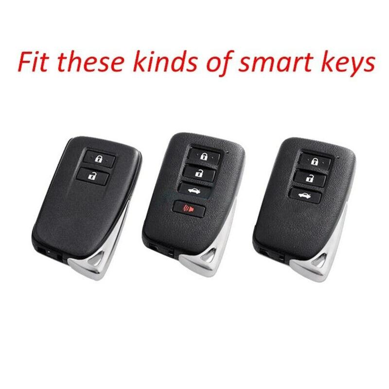 Car Remote Key Fob Cover Case Shell Rose Gold Fit For Lexus IS ES NX RX GS LX RC 2016 2017 2018