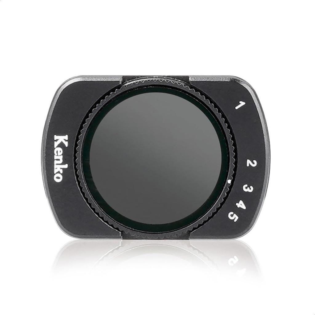 Kenko Усовершенствованный переменный ND-фильтр ND2-ND32 для DJI Osmo Pocket 3 и 4 Магнитный фильтр для объектива камеры Водоотталкивающий Антибликовый