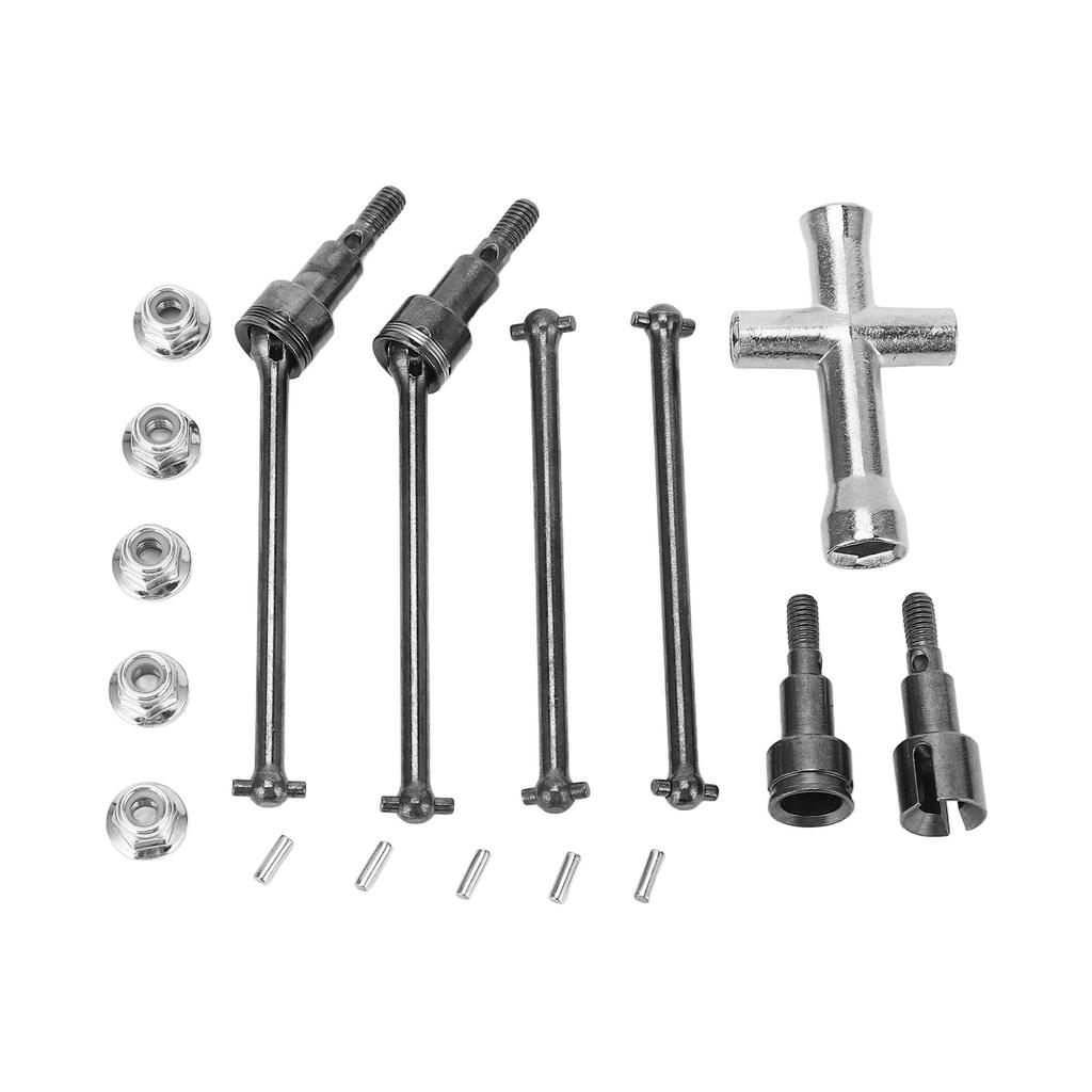 Комплект переднего и заднего приводного вала RC, стальной приводной вал CVD для радиоуправляемой машины SCY 16101 16102 16103 16201PRO 1/16