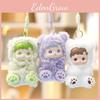 Kids Color Solid Plush Doll Keychain Stuffed Toy Gift For Birthday Pendant Bag