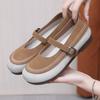 Туфли женские ретро новые туфли для мамы одинарные туфли однотонные модные повседневные нескользящие износостойкие ленивые женские туфли