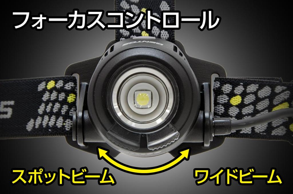 Светодиодная фара GENTOS 420 люмен Практичное освещение 7 часов Распознавание сзади Использует 3 батарейки типа АА или специальный аккумулятор Liberty [Яркость