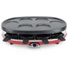 Appareil à raclette 4 en 1 HKOENIG - RP418 - Juqu'à 8 personnes - 3 plaques interchangeables - Température réglable - 1500W