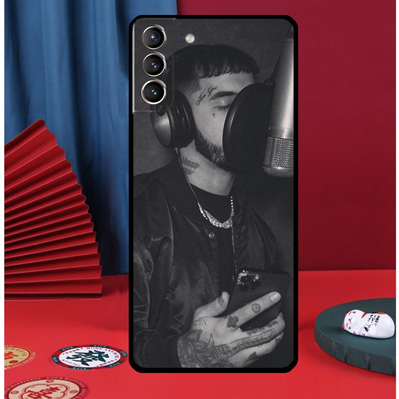 Чехол для телефона рэпера Anuel AA для Samsung Galaxy S25 Ultra S9 S10 S20 S21 FE S22 S23 Plus S24 Ultra Задняя крышка