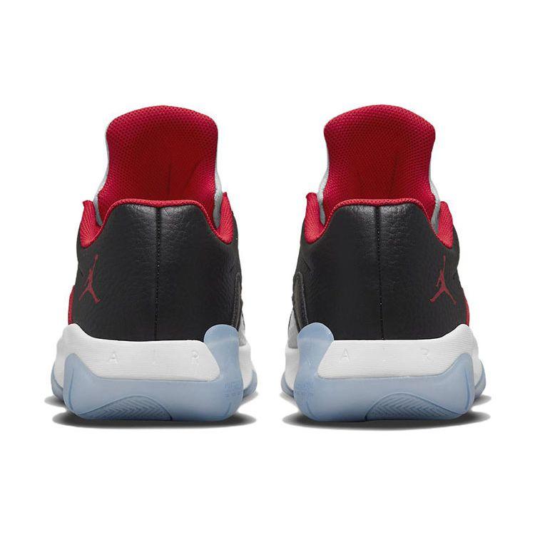 Air Jordan 11 CMFT Low White Black University Red Мужские кроссовки DO0613-160