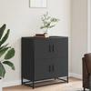 VidaXL Black Buffet 68x35x76 Cm Engineered Wood, Storage Cabinet, Entryway Furniture, Accent Furniture, Furniture of 848989