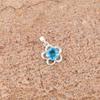 Swiss Blue Topaz Gemstone Handmade 925 Sterling Silver Jewelry, Beautiful Pendant For Wedding Gift