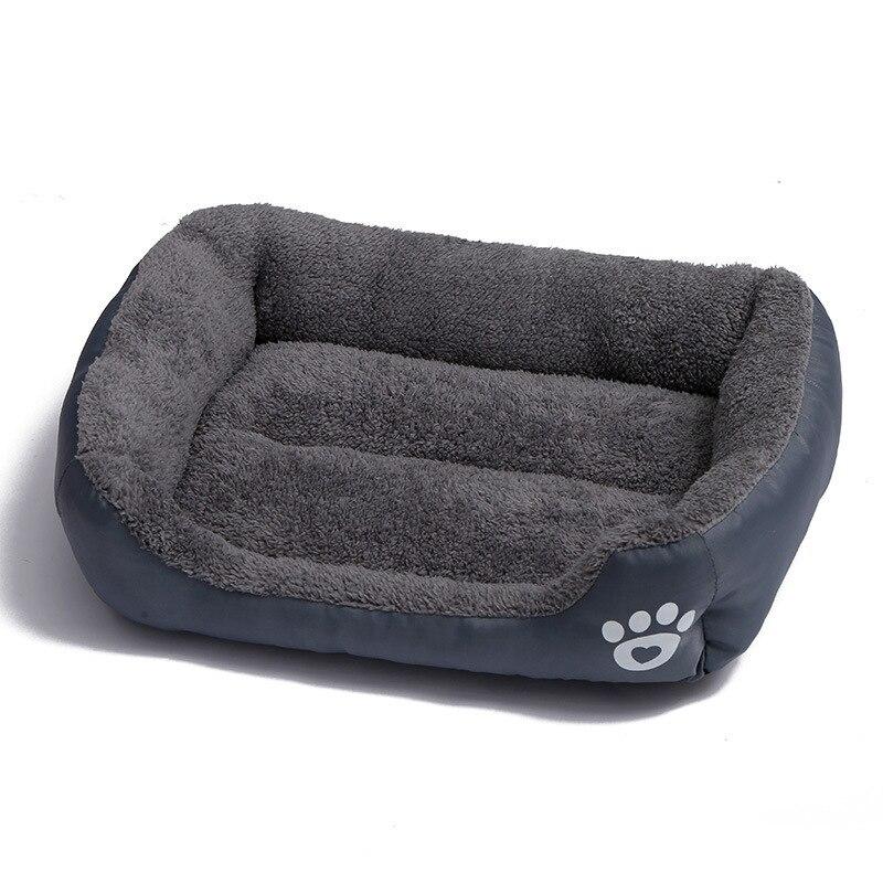 Pet Sofa Dog Bed Soft Fleece Warm Dog House Waterproof Bottom For Small Medium Large Dogs Cats Beds House