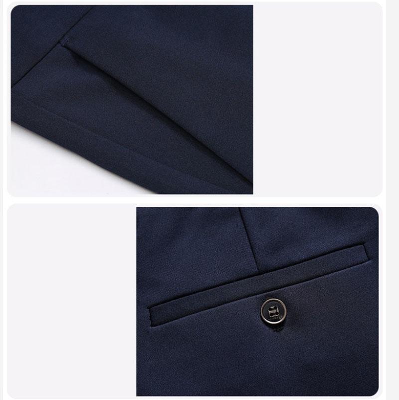 Summer Men's Ice Silk Trousers Breathable Ultra-thin High-end Business Stretch Draped Casual Pants