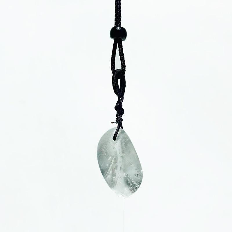 Various Materials Polished Gravel Gravel Rough Stone Crystal Natural Crystal Pendant Necklace
