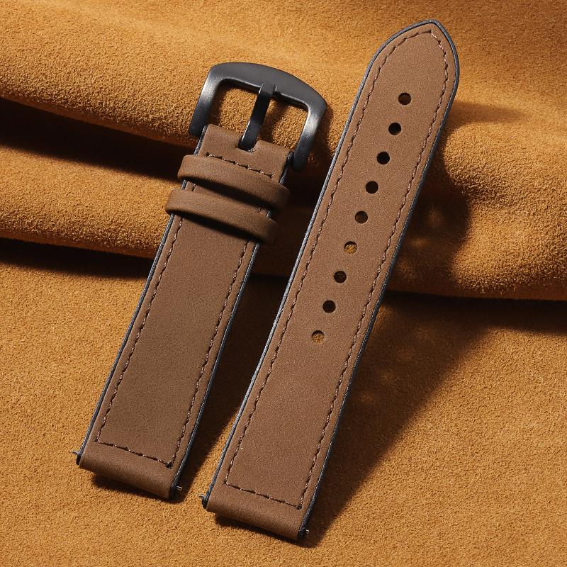Кожаный и силиконовый гибридный ремешок 20 мм 22 мм для Samsung Galaxy Watch7 6 Classic 47 мм 46 мм / Galaxy Watch6 40 мм 44 мм Браслет