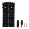 25W 16V Portable Solar Panel Kit Outdoor Waterproof Flexible Solar Panel with Solar Connector To Charge 12V Car Battery RV Yacht
