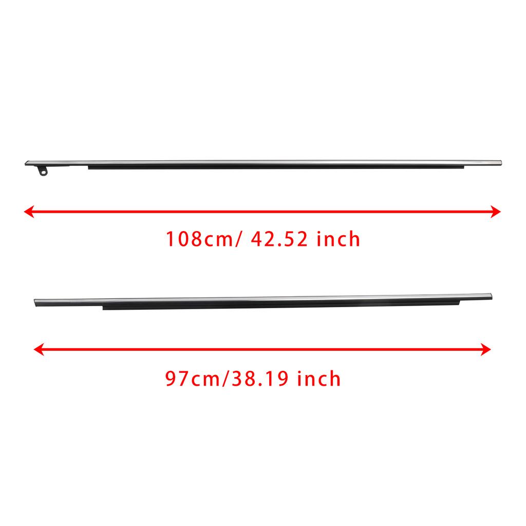 4 шт. Хромированные наружные молдинги окон, уплотнители для Toyota Venza 2009-2016