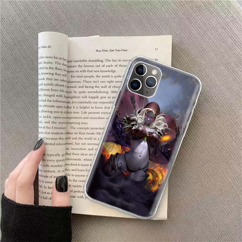 W-World Of W-Warcraft Чехол для телефона Эльф Для Apple Iphone 12 13 Мини 14 15 Про 17 Про Макс Эйр 11 16E 16 Плюс Обложка-Ракушка C