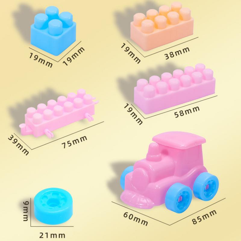 Children's Building Block Toys for Intellectual Development, Brain-stimulating Multifunctional Large-particle Boy and Girl Baby Puzzle Toys