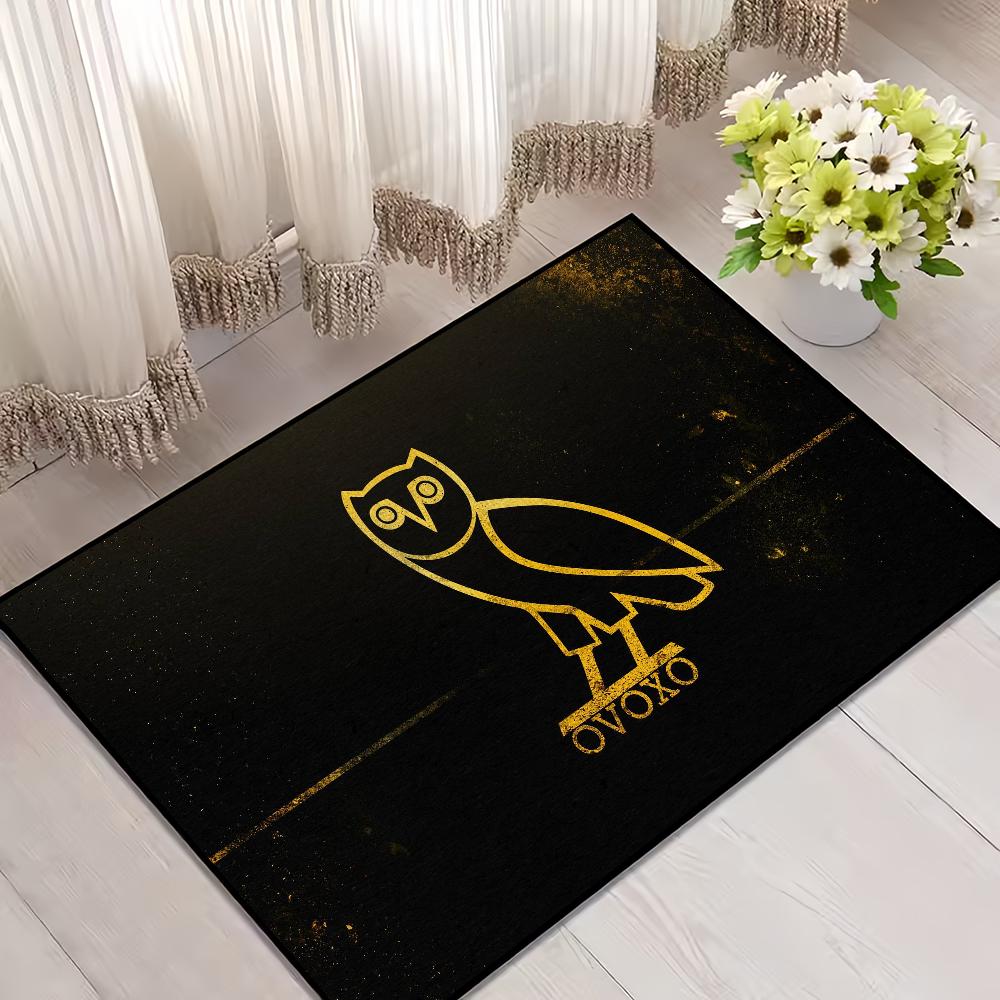 Дрейк O-OVO сова Коврик для двери Приветственный Вход Балкон Ванная Комната Пол Нескользящий Коврик Ковер для спальни Домашнее украшение