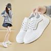 Spring White Shoes New Style of Female Students' Thick-soled High-rise Sports Shoes Casual Shoes