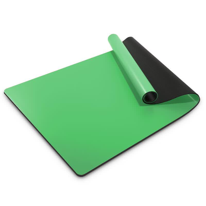 Широкий Утолщенный Коврик для Йоги и Фитнеса Jinqibird из ПУ+Резины