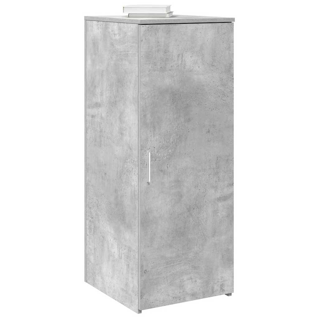 Szafka, Szarość Betonu, 40X45X103,5 Cm, Materiał Drewnopochodny