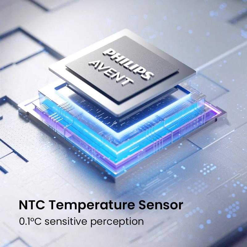 Philips Электронный термометр Avent для подмышечной полости рта для детей и младенцев, измерение температуры в домашних условиях с высокой точностью AET-E301