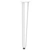 Hairpin Legs for Console Tables 4 pcs White 72 cm Solid Steel