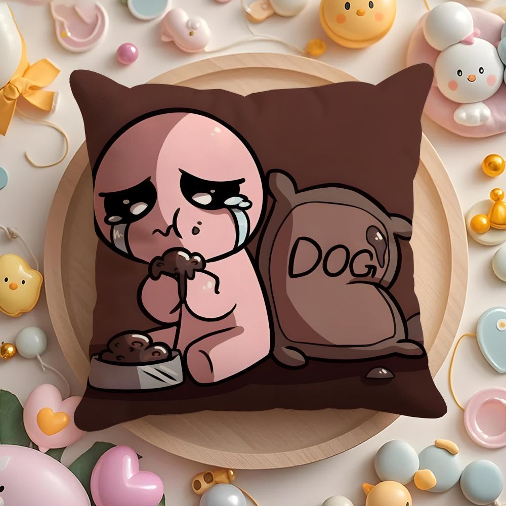 Подушка с принтом The Binding of Isaac для дома и автомобиля, двусторонняя, мягкая и прочная, для повседневного использования
